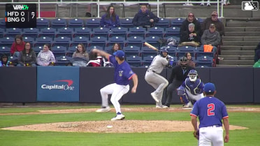 Roc Riggio homers (4) on a fly ball to right field.