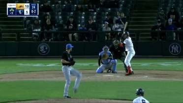 Akron's triple play