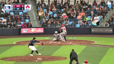 Kevin Fitzer grounds into a double play, shortstop Wallace Clark to second baseman Yerald Nin to first baseman Modeifi Marte. Ethan Hedges out at 2nd. Kevin Fitzer out at 1st.