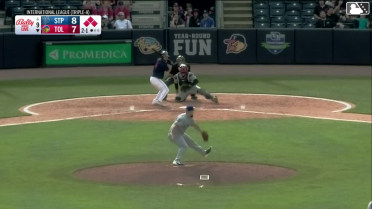 Cal Stevenson hits a grand slam (2) to right field. Jace Jung scores. Trei Cruz scores. Tomás Nido scores.