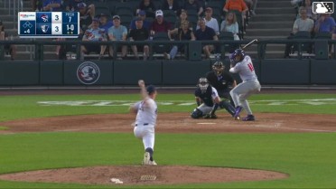 Chris Suero homers (10) on a fly ball to left center field.