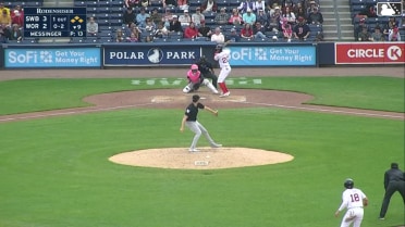 Kristian Campbell grounds into a double play, second baseman Marco Luciano to shortstop Anthony Volpe to first baseman Ernesto Martinez Jr. Mikey Romero out at 2nd. Kristian Campbell out at 1st.