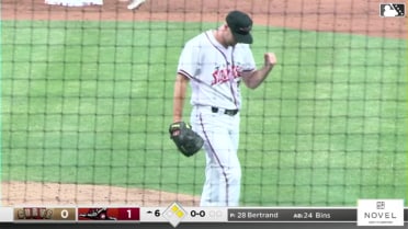 John Michael Bertrand's eighth strikeout of the game