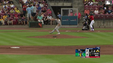 Yasser Mercedes grounds into a double play, third baseman Derlin Figueroa to second baseman Angel Acosta to first baseman Jose Cerice. Khadim Diaw out at 2nd. Yasser Mercedes out at 1st.