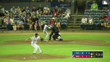 Kendall George singles on a ground ball to right fielder Blake Rambusch. Jose Izarra scores.