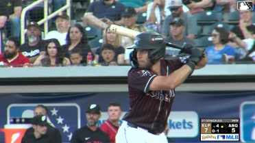 Drew Avans out on a sacrifice fly to left fielder Carlos Rodríguez. Jose Cordova scores.