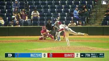 Jose D. Hernandez singles on a ground ball to right fielder Lucas Ramirez. Anson Aroz scores.