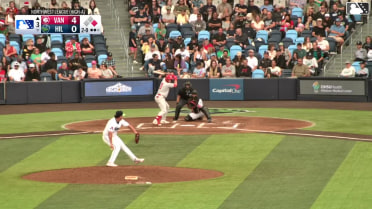 Tucker Toman singles on a line drive to right fielder Avery Owusu-Asiedu. Eric Snow to 3rd.