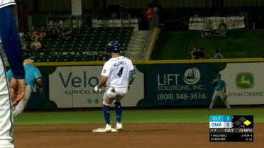 MJ Melendez hits for the cycle