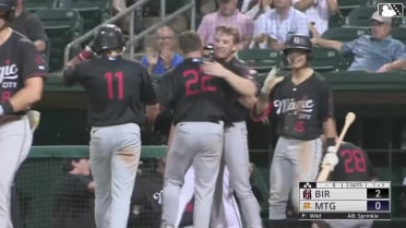 Jordan Sprinkle's three-run double