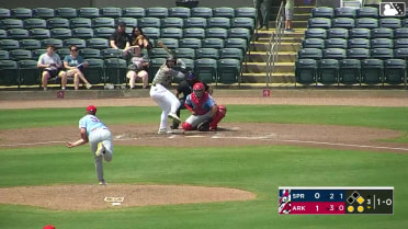 Charlie Pagliarini homers (20) on a fly ball to right center field. Boston Smith scores.