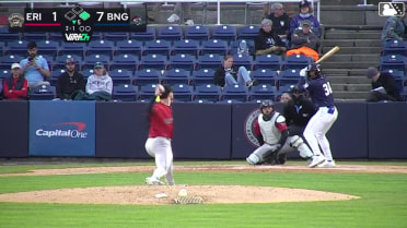 Jose Ramos homers (3) on a fly ball to right field. Eli Serrano III scores.