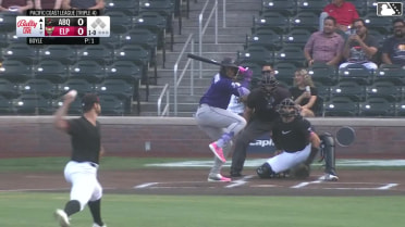 Adael Amador homers (9) on a fly ball to right center field.