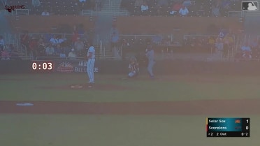 Walker Janek's perfect throw to nab runner at second