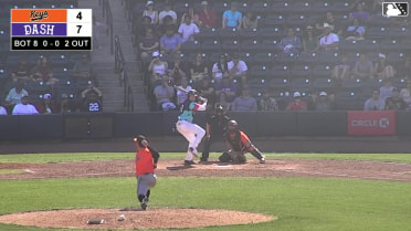 Ely Brown singles on a sharp line drive to right fielder RJ Austin. George Wolkow scores. Jacob Burke to 2nd.