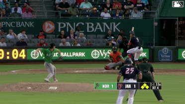 Christian Herberholz In play, run(s) to Johnny Olmstead