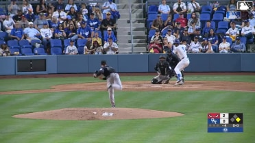 Joendry Vargas homers (1) on a fly ball to right field. Chase Harlan scores.