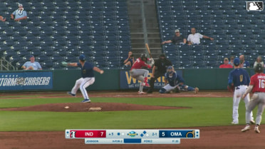 Termarr Johnson singles on a line drive to right fielder Gavin Cross. Nick Cimillo scores. Mike Jarvis to 3rd.