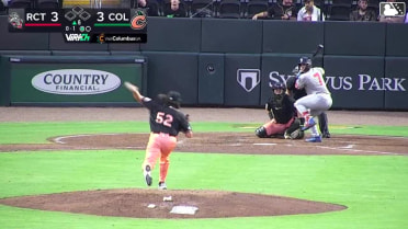 Juan Flores homers (4) on a fly ball to left center field.