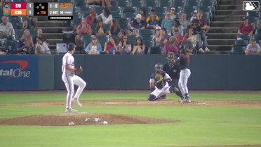 E.J. Exposito homers (17) on a fly ball to center field. Justice Bigbie scores.