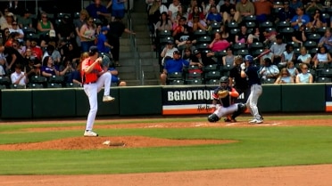 T.J. Nichols record career-high 12 strikeouts 