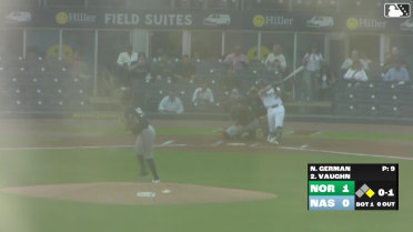 Andrew Vaughn's base hit
