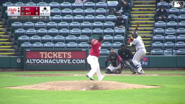 Sabin Ceballos homers (5) on a fly ball to left field. Parks Harber scores.