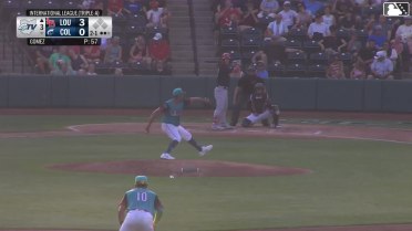 Austin Hendrick homers (5) on a fly ball to right center field.