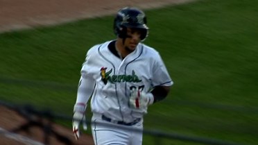 Eduardo Tait's first homer of the season
