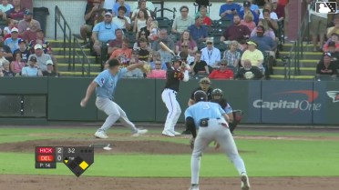 DJ Layton strikes out swinging and Braylon Whitaker caught stealing 2nd, catcher Sebastian Baquera to shortstop Yolfran Castillo to catcher Sebastian Baquera.