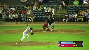 Ben Ross singles on a line drive to left fielder Jared Sundstrom. Maddux Houghton scores.