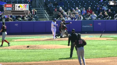 Thaddeus Ward records his sixth and final strikeout