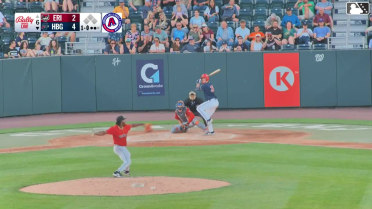 Ethan Petry homers (2) on a line drive to right field.