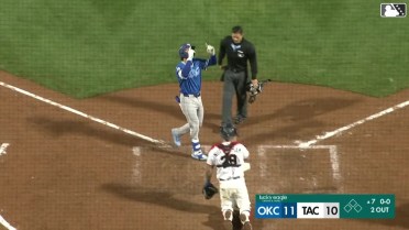 Alex Freeland's three-run home run