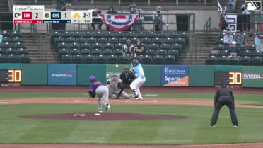 Alberth Palma grounds into a double play, second baseman Nick Monistere to first baseman Yosweld Vasquez. Taitn Gray out at 2nd. Alberth Palma out at 1st.