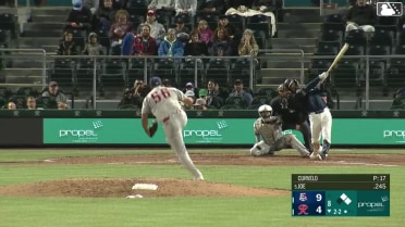 Luis Curvelo In play, run(s) to Connor Joe