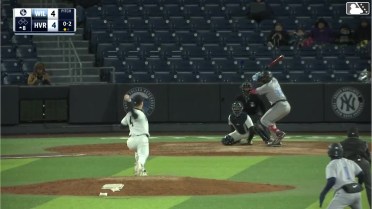 Angel Feliz grounds into a double play, third baseman Roderick Arias to second baseman Kaeden Kent to first baseman Kyle West. Devin Fitz-Gerald out at 2nd. Angel Feliz out at 1st.