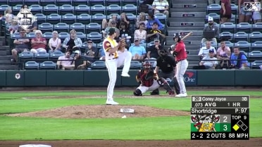 Aaron Shortridge spins seven strikeouts