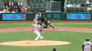 Carson Seymour In play, run(s) to Ryan Nicholson