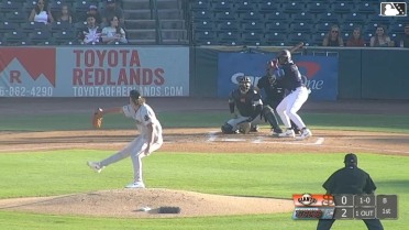 Cesar Quintas out on a sacrifice fly to right fielder Cam Maldonado. Aiden Taurek scores.