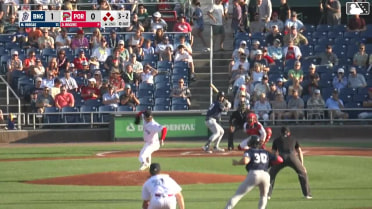 Corey Collins walks. Chris Suero scores. Billy Amick to 3rd. John Bay to 2nd.