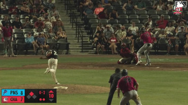 Aiva Arquette singles on a fly ball to center fielder Carlos Jorge. Jay Beshears scores.