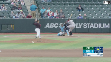 Khadim Diaw homers (1) on a fly ball to left field. Eduardo Tait scores.