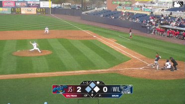 Devin Saltiban singles on a soft ground ball to second baseman Devin Fitz-Gerald. Jose Colmenares scores. Trent Farquhar to 3rd.