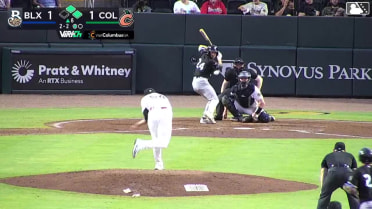Matthew Wood doubles (11) on a sharp line drive to right fielder Owen Carey. Andrew Fischer scores. Damon Keith to 3rd.