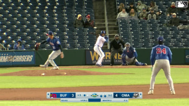 Josh Rojas singles on a ground ball to left fielder Yohendrick Pinango, deflected by third baseman Josh Kasevich. Peyton Wilson scores. Elias Díaz to 2nd.