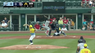Bo Naylor hits a grand slam (5) to right field. Dayan Frias scores. Angel Genao scores. Ralphy Velazquez scores.