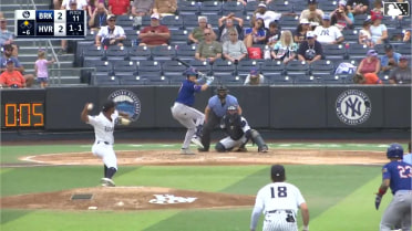 John Spikerman doubles (7) on a line drive to right fielder Dean Toigo. Yonatan Henriquez scores.