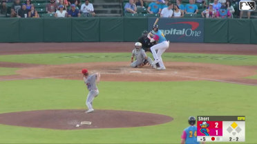 Jake Cunningham doubles (2) on a sharp line drive to left fielder Jack Hurley. Kai Roberts scores.