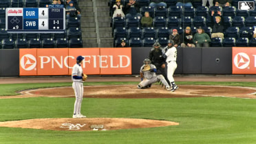 Ali Sánchez homers (2) on a fly ball to left center field.